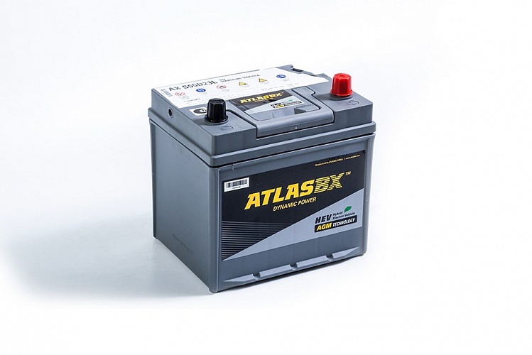 Автомобильный аккумулятор ATLAS AGM AX S55D23L 50 Ah 550 A