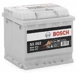 Аккумулятор автомобильный Bosch S5 002 Silver Plus