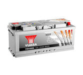 Аккумулятор автомобильный Yuasa Silver High Performance YBX5020, 110Ah 950A (о.п.)