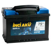 Аккумулятор автомобильный INCI AKU Supr A 75L 700 А прям. пол. 75 Ач (L3 075 070 113)