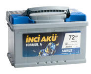 Аккумулятор автомобильный INCI AKU Formul A 72RS (низкий) 700 А обр. пол. 72 Ач (LB3 072 070 013)