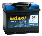 Аккумулятор автомобильный INCI AKU Supr A 60R 540 А обр. пол. 60 Ач (L2 060 054 013)