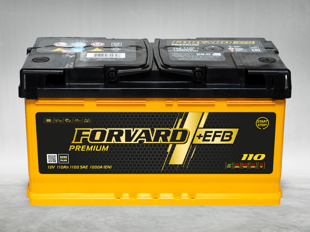 Аккумулятор автомобильный Forvard EFB 110 Ah о.п.