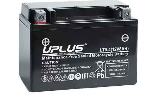 Мото аккумулятор UPLUS SuperStart  LT9-4 (YTX9) 8Ah (п.п.)